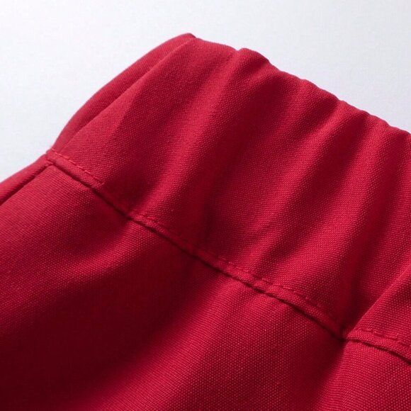Red Casual Women's Mini Skirt - Picture 7 of 8